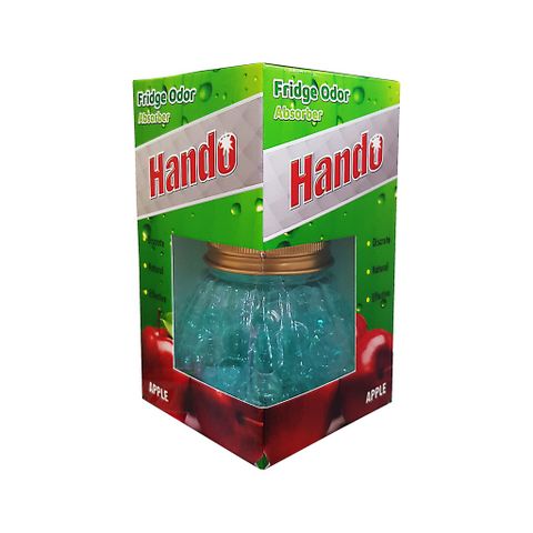 Sáp thơm khử mùi tủ lạnh Hando 160g - Hương Táo tự nhiên, khử mùi hiệu quả, sử dụng dễ dàng và an toàn trong 2 tháng.