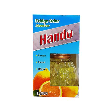 Sáp thơm khử mùi tủ lạnh Hando 160g - Hương Táo tự nhiên, khử mùi hiệu quả, sử dụng dễ dàng và an toàn trong 2 tháng.