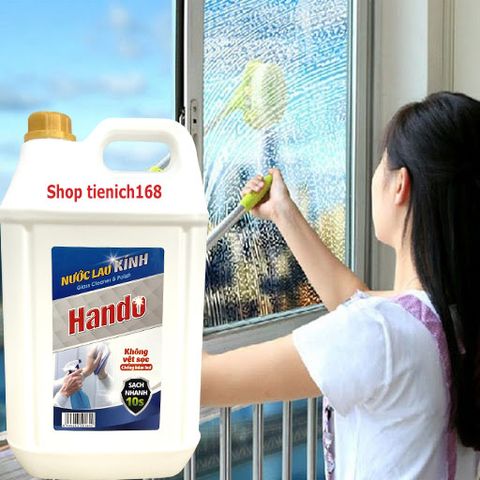 Nước Lau Kính HANDO 10L Chính Hãng - Chống Bám Bụi, Không Vệt, Hương Biển Tươi Mát Dùng Cho Khách Sạn, Nhà Hàng, Quán Cafe