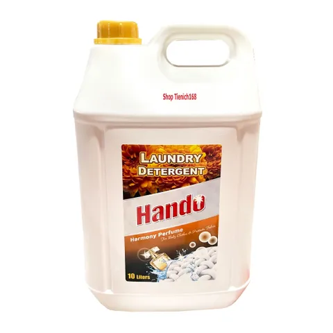 Nước Giặt Đậm Đặc HANDO 10L - Hương Rosemany Cho Gia Đình, Khách Sạn, Tiệm Giặt, Giặt Tay & Máy - Tiết Kiệm, Sạch Sâu, Lưu Hương Thơm