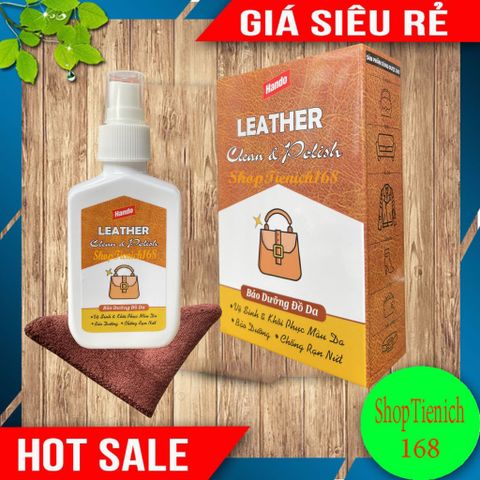 Chai Bảo Dưỡng Đánh Bóng Xóa Vết Xước Da Hando 120ml - Duy Trì Độ Bóng, Chống Nấm Mốc, Dễ Sử Dụng Cho Giày, Túi Xách, Áo Khoác
