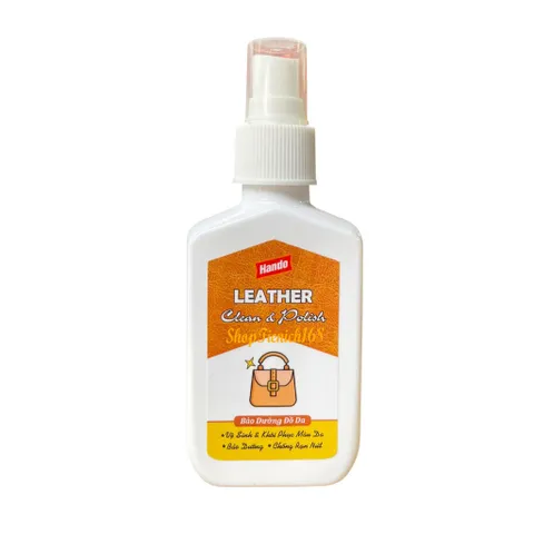 Chai Bảo Dưỡng Đánh Bóng Xóa Vết Xước Da Hando 120ml - Duy Trì Độ Bóng, Chống Nấm Mốc, Dễ Sử Dụng Cho Giày, Túi Xách, Áo Khoác