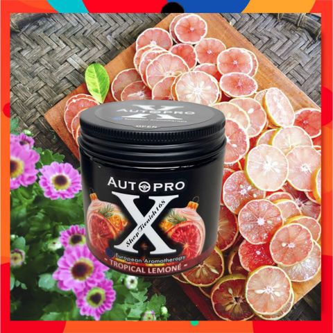 Sáp Thơm Phòng Cao Cấp Autopro X - Hương Chanh Tự Nhiên Khử Mùi, Làm Thơm Ô Tô và Nhà Vệ Sinh, Thời Gian Sử Dụng 10-12 Tuần