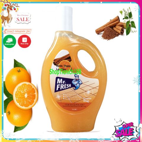 Nước lau sàn Hando 1.1L Hương Quế - Làm sạch sàn, diệt khuẩn, mùi thơm thiên nhiên cho không gian sống sạch sẽ, dễ chịu