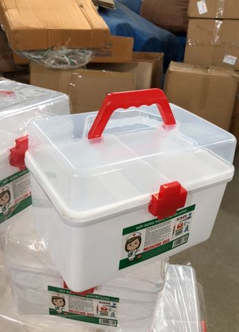 Hộp đựng thuốc y tế di động nhiều ngăn - Thiết kế an toàn, tiện lợi cho gia đình - Dễ dàng sắp xếp và mang theo