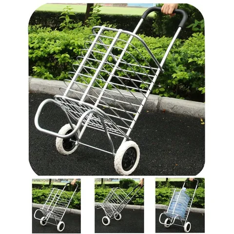 Xe Kéo Đi Chợ Cao Cấp Hợp Kim Nhôm Siêu Nhẹ HomeStar 601 - Xe Đẩy Mua Sắm Chất Lượng, Trọng Tải 50kg, Gấp Gọn Dễ Dàng