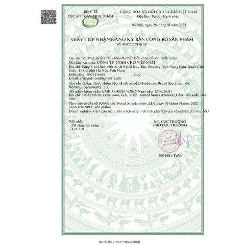 [Nhập khẩu] Viên chống nắng hỗ trợ sáng da CodeAge Polyphenols Broad Spectrum 120 viên