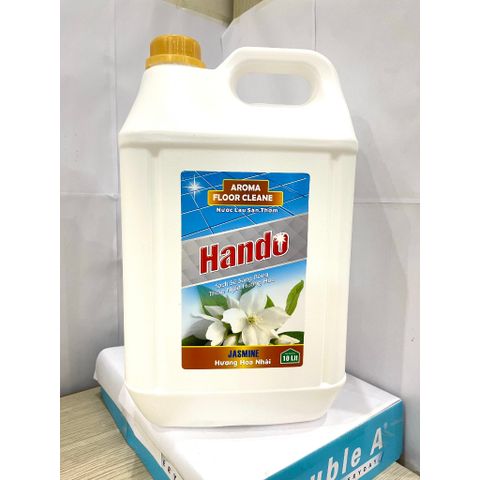 Nước thơm lau sàn Hando 10L Hương Quế - An toàn, diệt khuẩn, tạo không gian sạch sẽ cho nhà hàng, khách sạn, vệ sinh công nghiệp