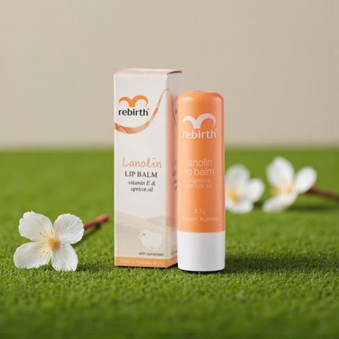 Son Dưỡng Môi Rebirth Úc - Chống Nắng & Làm Mềm Môi, Hỗ Trợ Khôi Phục Độ Hồng Tự Nhiên, Tự Nhiên, An Toàn cho Tất Cả.