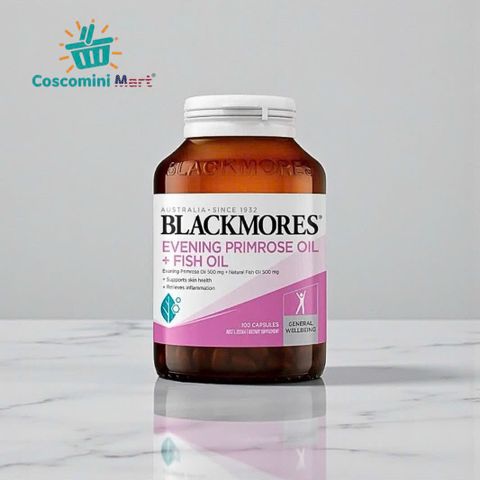 Viên Uống Blackmores Dầu Hoa Anh Thảo & Dầu Cá Omega-3 - Hỗ Trợ Nội Tiết & Sức Khỏe Tim Mạch 100 Viên