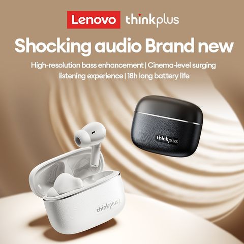 Tai nghe Bluetooth Lenovo LP27 PRO V5.4 - Tai Nghe Chơi Game Hifi Âm Thanh Nổi, Khử Tiếng Ồn, Tuổi Thọ Pin 18 Giờ