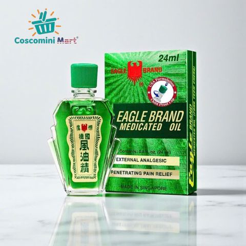 Dầu Gió Xanh Eagle Brand 24ml - Giảm Đau Cơ Khớp, Hỗ Trợ Xoa Bôi An Toàn, Sản Phẩm Thảo Dược Mỹ