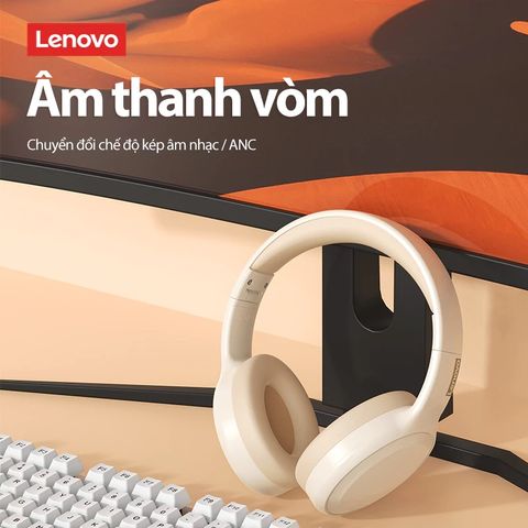 Tai Nghe Bluetooth 5.1 Lenovo Thinkplus TH30 - Giảm Tiếng Ồn, Độ Trễ Thấp, Âm Thanh 3D, Phù Hợp Gaming, Âm Nhạc, Có Mic