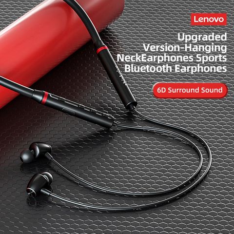 Tai Nghe Bluetooth Lenovo HE05X Ⅱ Không Dây V5.0 Chống Nước HIFI Stereo Tai Nghe Thể Thao IPX5 Pin 12 Giờ Có Micrô