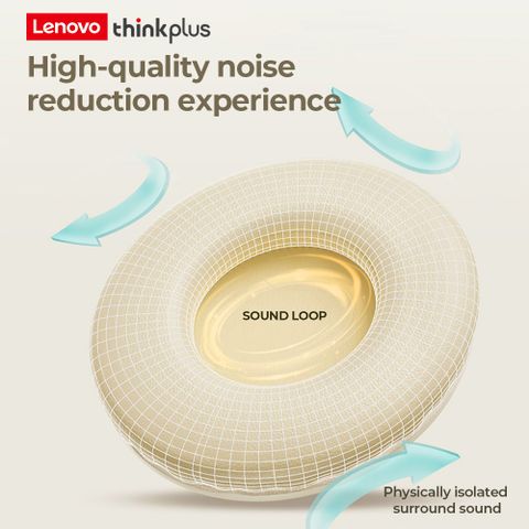 Tai Nghe Chụp Tai Bluetooth Không Dây Lenovo Thinkplus G70-A - Âm Thanh Nổi, Giảm Ồn, Thoải Mái, Chống Thấm Nước, Có Mic Cho Android, IOS, PC