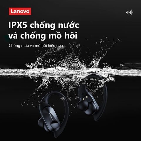 Tai Nghe Bluetooth Lenovo Thinkplus LP75 V5.3 - Tai Nghe Thể Thao Chống Nước HiFi Stereo Không Dây, Thời Gian Nghe 28 Giờ