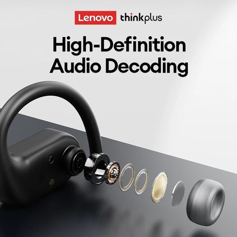 Tai nghe không dây Lenovo LK2 TWS V5.4 HiFi Stereo LED - Tai nghe thể thao giảm tiếng ồn, thời gian nghe 18 giờ, chất âm mạnh mẽ