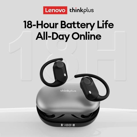 Tai nghe không dây Lenovo LK2 TWS V5.4 HiFi Stereo LED - Tai nghe thể thao giảm tiếng ồn, thời gian nghe 18 giờ, chất âm mạnh mẽ