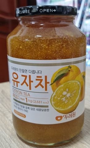 Mật Ong Chanh Hàn Quốc Nguyên Chất - Thực Phẩm Tự Nhiên Giàu Dưỡng Chất, Hương Vị Tươi Mát, Lý Tưởng Cho Pha Trà và Nước Uống