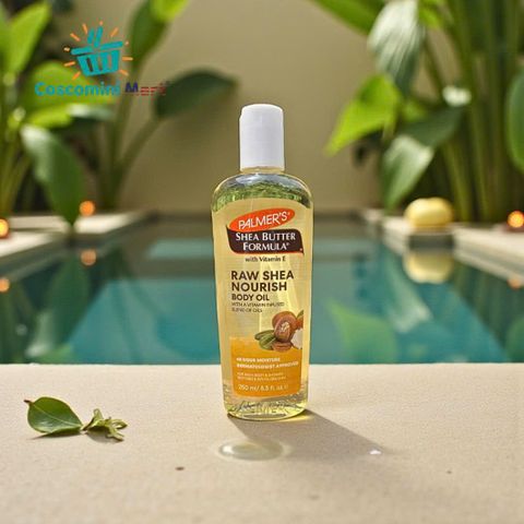 Dầu Dưỡng Body Palmer's Bơ Hạt Mỡ & Vitamin E 250ml - Giúp Dưỡng Ẩm và Nuôi Dưỡng Da Khô, Nhạy Cảm, Được Bác Sĩ Da Liễu Chấp Thuận