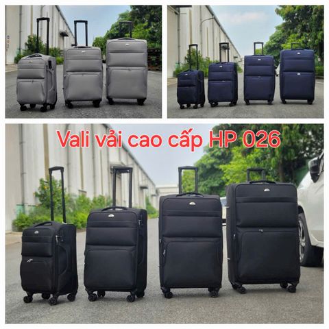Vali vải cao cấp Hùng Phát 026 - Thiết kế thanh lịch, nhiều ngăn tiện dụng, khóa số bảo mật, bền đẹp cho công sở và du lịch - Nhiều kích thước và màu sắc