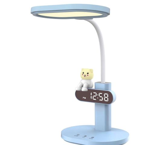 Đèn Bàn Chống Cận Thị Protex PR043L - Đèn LED 6W Điều Chỉnh Tự Nhiên Với Chức Năng Đồng Hồ, Nhiều Nhiệt Độ Màu êm Ái