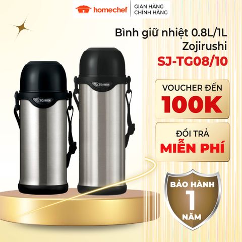 Bình Giữ Nhiệt Zojirushi 1L SJ-TG10-XA - Giữ Nóng Lạnh Tối Ưu, Bảo Hành 1 Năm, Dành Cho Du Lịch và Thể Thao