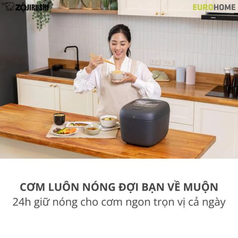 Nồi Cơm Điện Zojirushi Cao Tần NL-EAQ - Nấu Cơm Ngon, Giữ Ấm, Công Nghệ IH, Thiết Kế Sang Trọng, Bảo Hành 3 Năm Nhật Bản