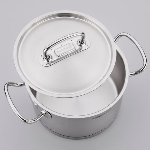Nồi Inox 18/10 Korkmaz Proline Cao - 2.7L/5L/9L - Phù Hợp Bếp Từ - Đồ Gia Dụng Bền Bỉ Made in Turkey