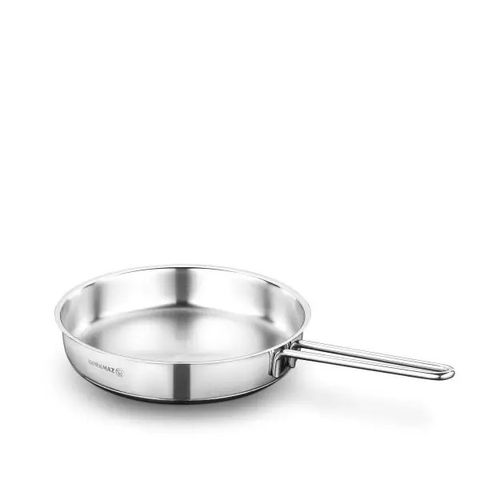 Chảo Inox Korkmaz Perla 24cm - 2L Chính Hãng Thổ Nhĩ Kỳ, Dùng Cho Bếp Từ, Bếp Ga - Đồ Gia Dụng Nhà Bếp Cao Cấp