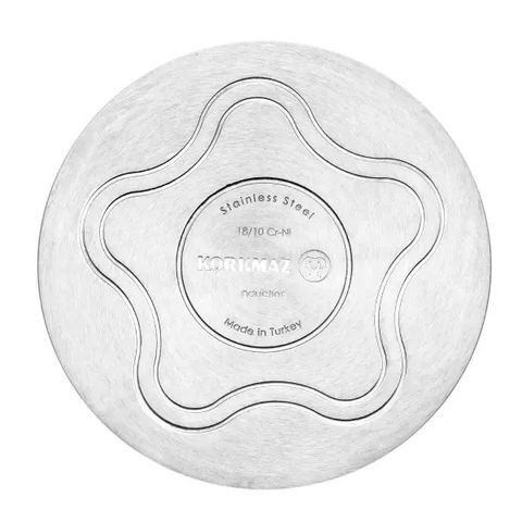 Chảo Inox Korkmaz Perla 24cm - 2L Chính Hãng Thổ Nhĩ Kỳ, Dùng Cho Bếp Từ, Bếp Ga - Đồ Gia Dụng Nhà Bếp Cao Cấp