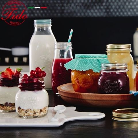 Chai Thủy Tinh Quattro 1L Bormioli Rocco - Nắp Vặn Kín, Chai Đựng Nước Ép Sang Trọng & Decor Đẹp từ Ý