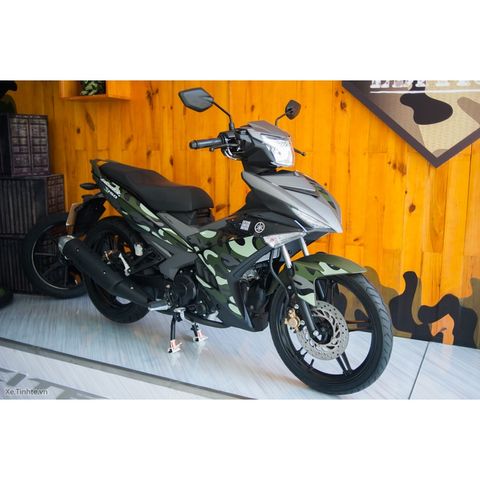Tem Dán Exciter 150 Camo Xanh Đen Cao Cấp - Chống Nước Bền Bỉ, Phù Hợp Trang Trí Xe Máy, Bảo Hành Trọn Đời