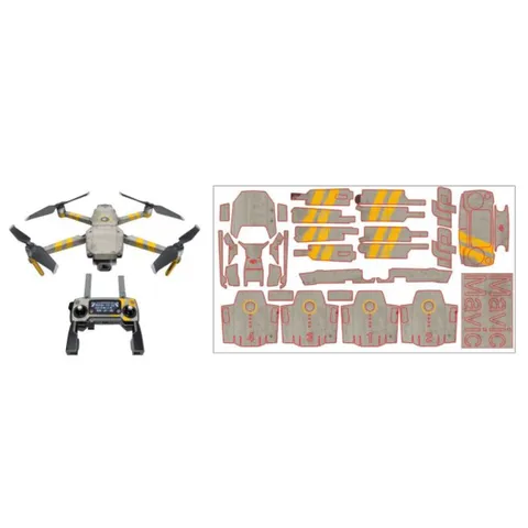 Miếng Dán Decal Skin Mavic Pro Chống Nước - Tem 3 Lớp Cao Cấp Bền Màu, Trang Trí Drone Họa Tiết Đặc Sắc