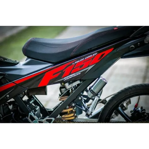 Tem Dán Xe Máy Suzuki Satria Raider Đỏ Đen - Chất Liệu Cao Cấp, Bảo Hành Trọn Đời, Chống Nước, Trang Trí Độc Đáo
