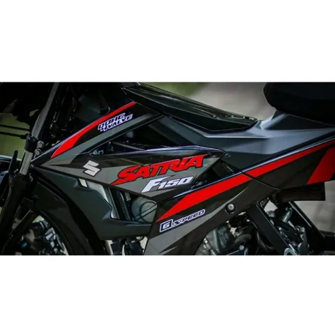 Tem Dán Xe Máy Suzuki Satria Raider Đỏ Đen - Chất Liệu Cao Cấp, Bảo Hành Trọn Đời, Chống Nước, Trang Trí Độc Đáo