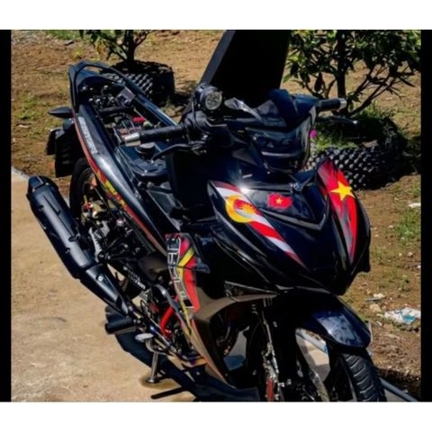 Tem Dán Xe Ex 150 - Tem Rời Việt Nam Sao Vàng Chống Nước, Trang Trí Cao Cấp, Bảo Hành Trọn Đời, Có Hoạ Tiết Đặc Sắc