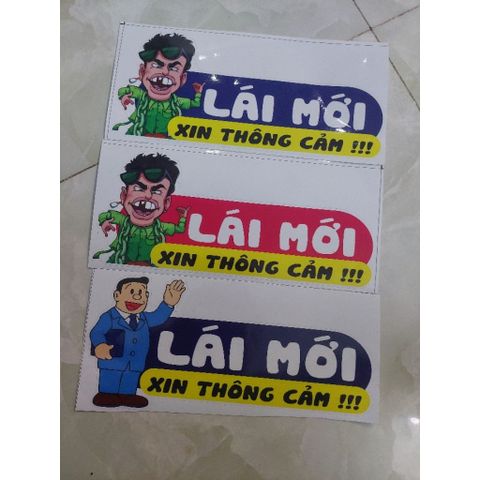 Decal Sticker Thông Báo 