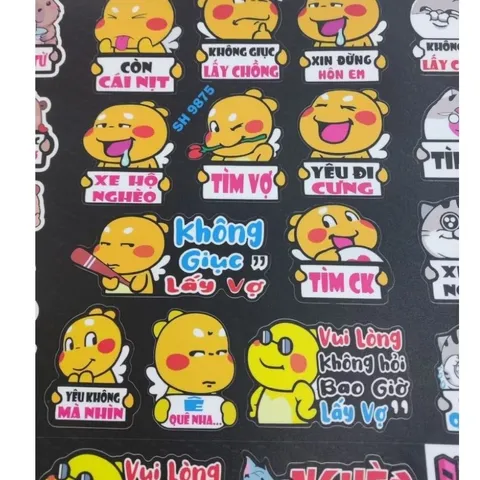 Sticker Decal Gấu Dâu - Tem Dán Vui Nhộn Chống Nước Chất Liệu Cao Cấp 20x30cm - Trang Trí Sáng Bóng