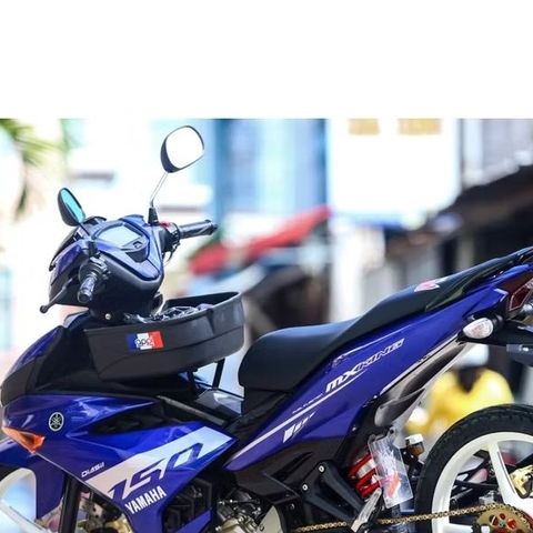 Tem Dán MX KING Exciter 150 - Bộ Tem Rời Trắng Xanh GP, 3 Lớp Cao Cấp Chống Nước, Bảo Hành Trọn Đời Không Bay Màu
