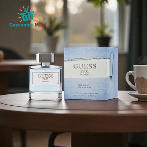 Nước hoa nữ Guess 1981 Indigo 100ml - Hương Biển Tươi Mát, Hoa và Gỗ, Phong Cách Thời Thượng, Quà Tặng Cho Phụ Nữ
