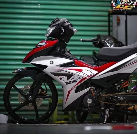 Tem Dán Exciter 150 - MX King 2019 Trắng Đỏ, 3 Lớp Cao Cấp Chống Nước, Thiết Kế Đẹp Mắt, Bảo Hành Trọn Đời Không Bay Màu