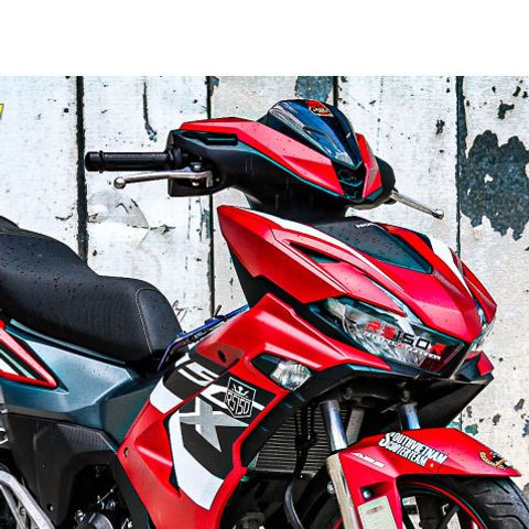 Tem Dán Cao Cấp RS150R HRC Đen - Decal Đỏ Nhám Cho Xe Winner X V3, Bảo Hành Trọn Đời, Chống Nước, Bền Bỉ, Trang Trí Xe Hơi