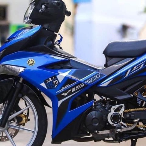 Tem Dán Trang Trí 3 Lớp Y15zr Xe Xanh GP - Chống Nước, Bảo Hành Trọn Đời, Chất Liệu Cao Cấp, Họa Tiết Đặc Sắc