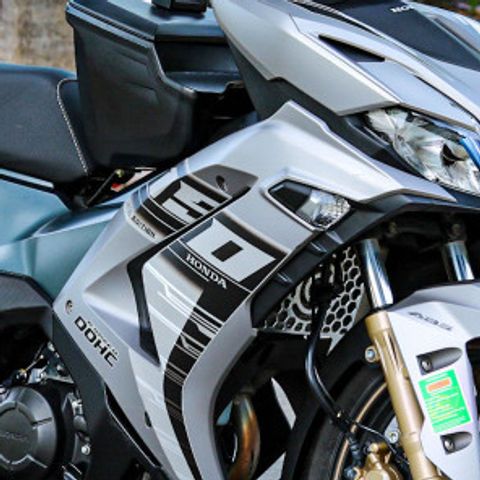 Tem Dán RS150R Xe Winner X V3 Màu Bạc Xanh Đen - Decal Cao Cấp Bền Màu, Chống Nhiệt, 3 Lớp Bảo Hành Trọn Đời