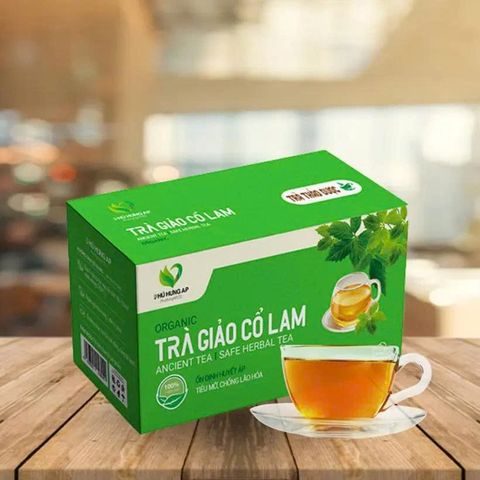 Trà Giảo Cổ Lam AP Phú Hưng - Hỗ Trợ Huyết Áp, Giảm Mỡ Máu & Phòng Ngừa Bệnh Tim Mạch - Thảo Mộc Tự Nhiên 75g