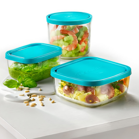 Hộp Thủy Tinh Tròn Cao Frigoverre 350ml - 700ml | Giải Pháp Bảo Quản Thực Phẩm Tươi Ngon, Made in Italy