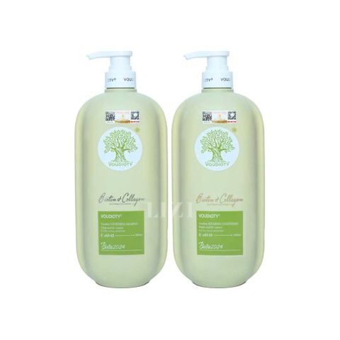 Cặp Dầu Gội Dưỡng Tóc Dầu Voudioty Biotin Collagen - Giải Pháp Sạch Sẽ và Khỏe Mạnh Cho Tóc Dầu Xanh Lá