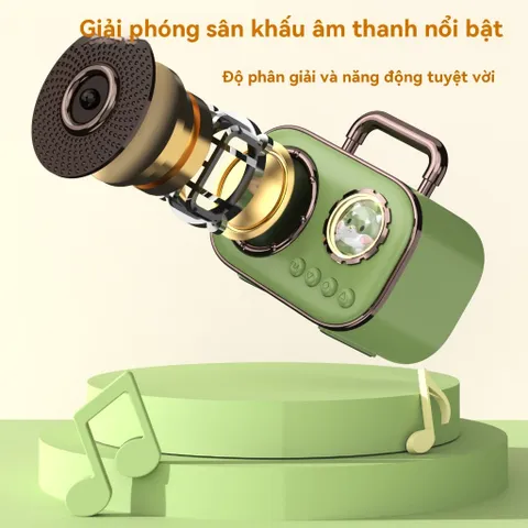 Loa Mini Bluetooth DZ006 Không Dây Di Động Dễ Thương - Âm Thanh HIFI, Thời Gian Phát Lại 4 Giờ, Thiết Kế Nhỏ Gọn, Tương Thích Thẻ TF
