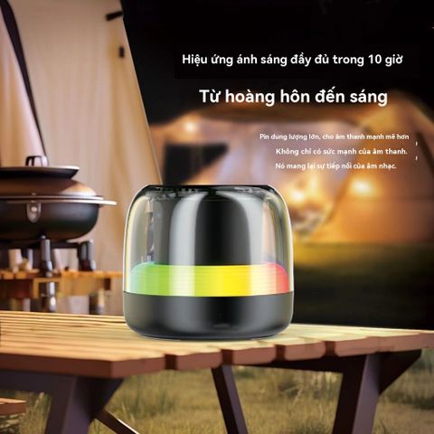Loa Bluetooth Mini DZ018 5.3 Không Dây với LED RGB - Âm Thanh HD Di Động cho Tiệc Tùng và Ngoài Trời